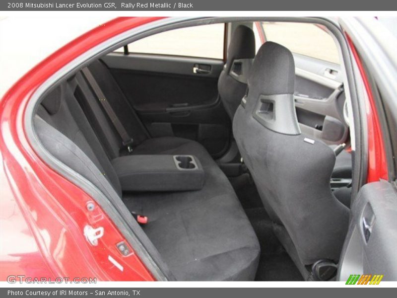 Rally Red Metallic / Black 2008 Mitsubishi Lancer Evolution GSR