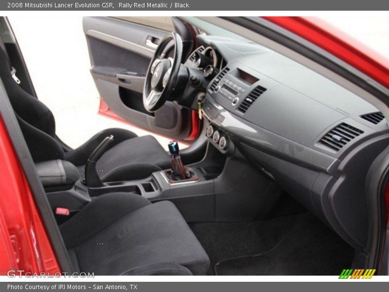 Rally Red Metallic / Black 2008 Mitsubishi Lancer Evolution GSR