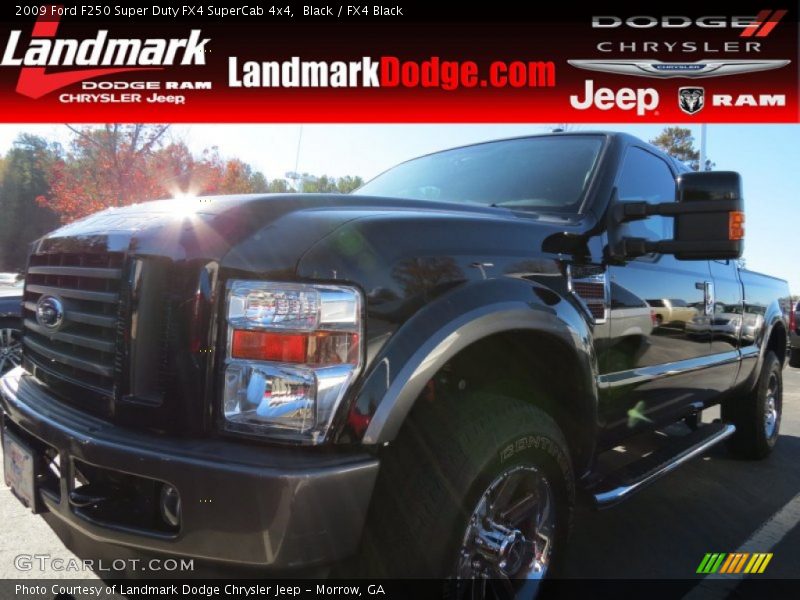 Black / FX4 Black 2009 Ford F250 Super Duty FX4 SuperCab 4x4