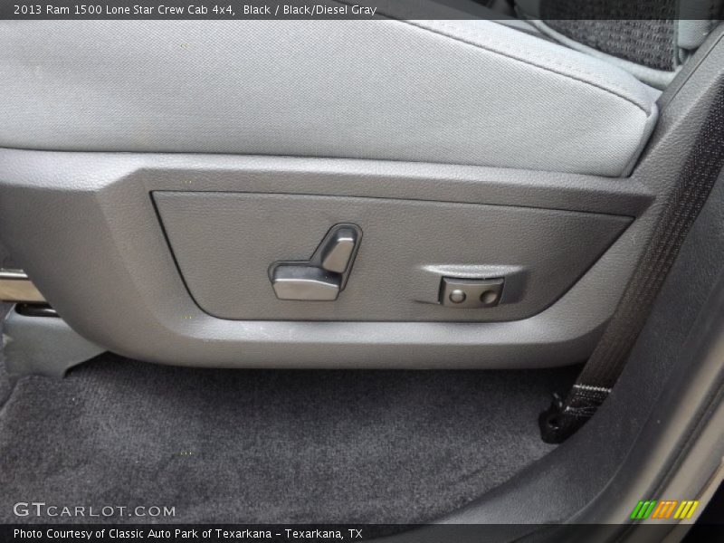 Black / Black/Diesel Gray 2013 Ram 1500 Lone Star Crew Cab 4x4