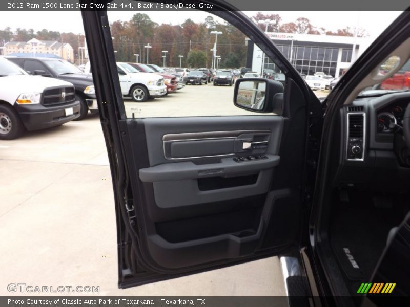 Black / Black/Diesel Gray 2013 Ram 1500 Lone Star Crew Cab 4x4