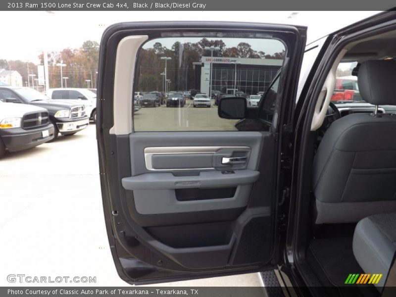 Black / Black/Diesel Gray 2013 Ram 1500 Lone Star Crew Cab 4x4