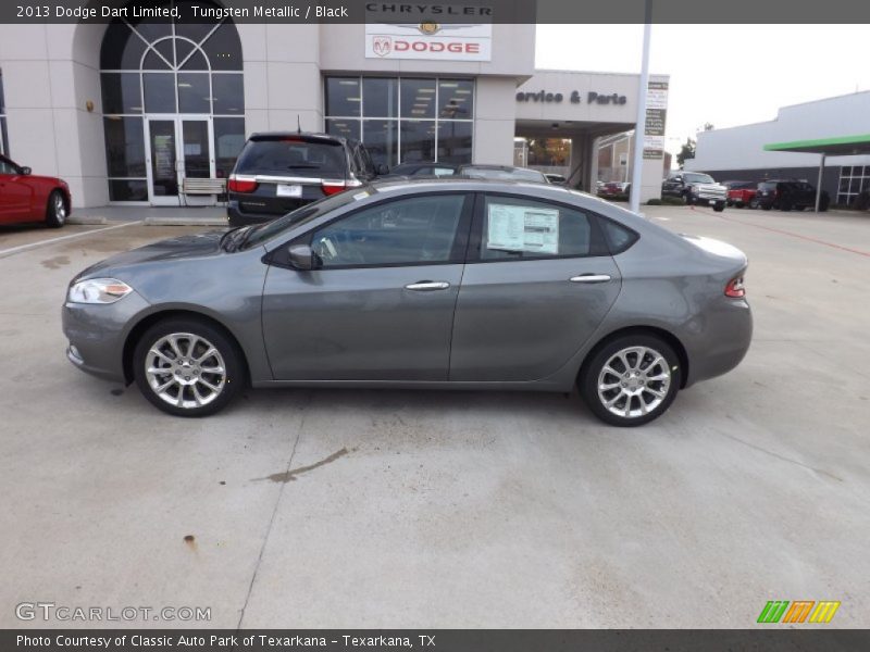 Tungsten Metallic / Black 2013 Dodge Dart Limited