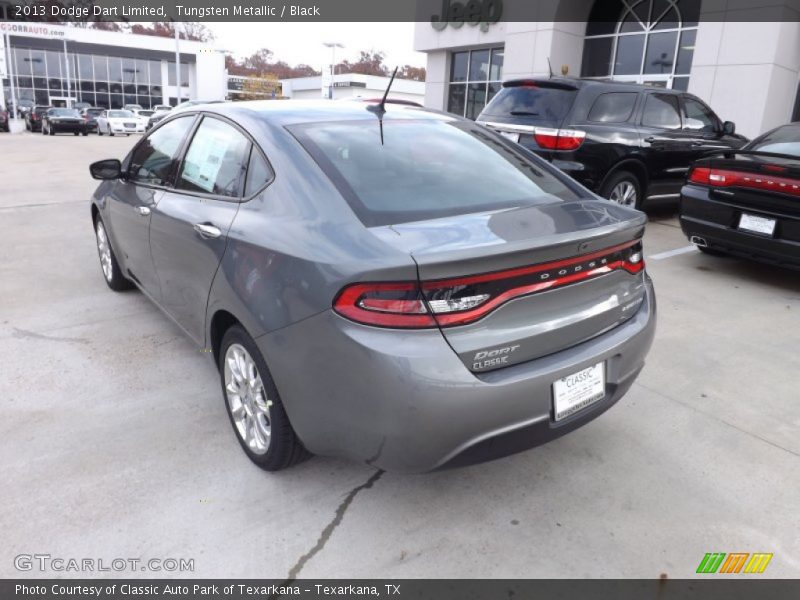 Tungsten Metallic / Black 2013 Dodge Dart Limited