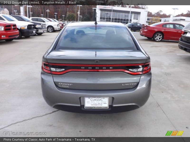 Tungsten Metallic / Black 2013 Dodge Dart Limited
