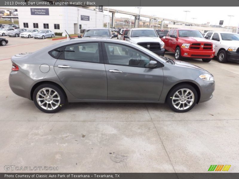 Tungsten Metallic / Black 2013 Dodge Dart Limited