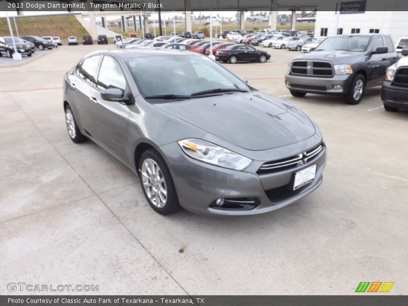 Tungsten Metallic / Black 2013 Dodge Dart Limited