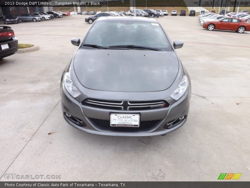 Tungsten Metallic / Black 2013 Dodge Dart Limited