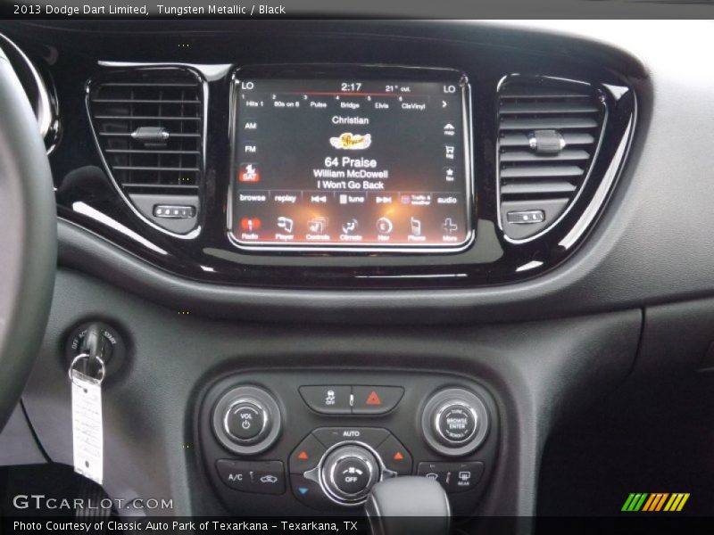 Tungsten Metallic / Black 2013 Dodge Dart Limited