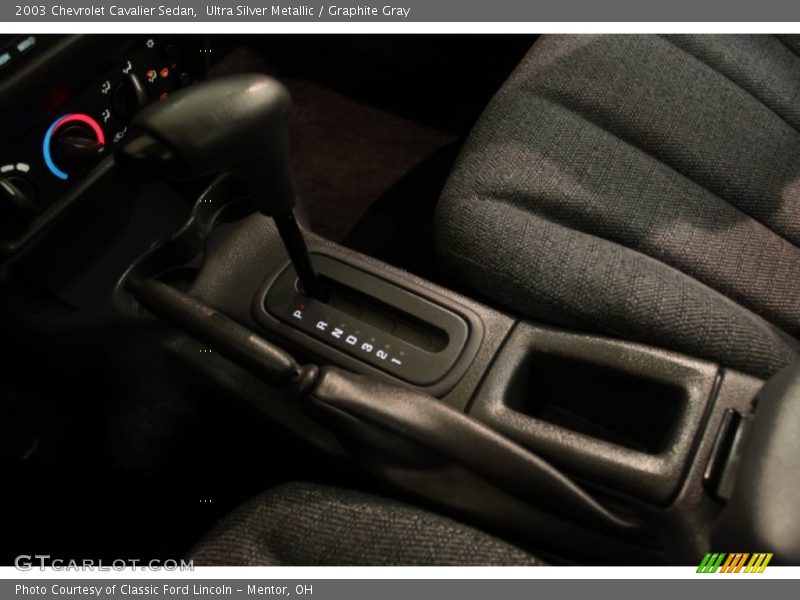 Ultra Silver Metallic / Graphite Gray 2003 Chevrolet Cavalier Sedan