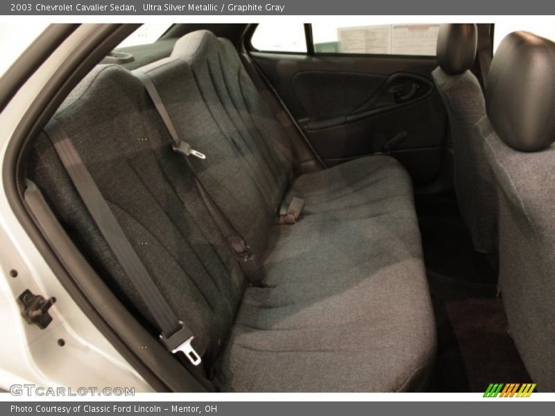 Ultra Silver Metallic / Graphite Gray 2003 Chevrolet Cavalier Sedan