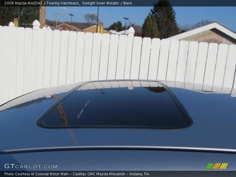 Sunlight Silver Metallic / Black 2008 Mazda MAZDA3 s Touring Hatchback