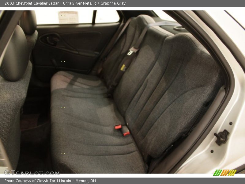 Ultra Silver Metallic / Graphite Gray 2003 Chevrolet Cavalier Sedan