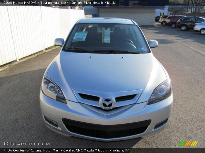 Sunlight Silver Metallic / Black 2008 Mazda MAZDA3 s Touring Hatchback