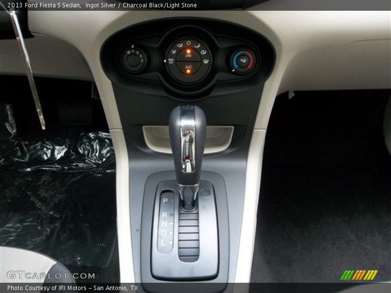 Ingot Silver / Charcoal Black/Light Stone 2013 Ford Fiesta S Sedan