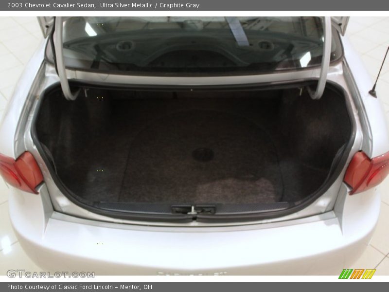 Ultra Silver Metallic / Graphite Gray 2003 Chevrolet Cavalier Sedan