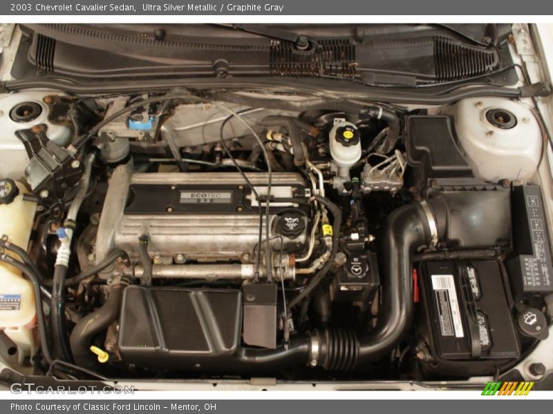 Ultra Silver Metallic / Graphite Gray 2003 Chevrolet Cavalier Sedan