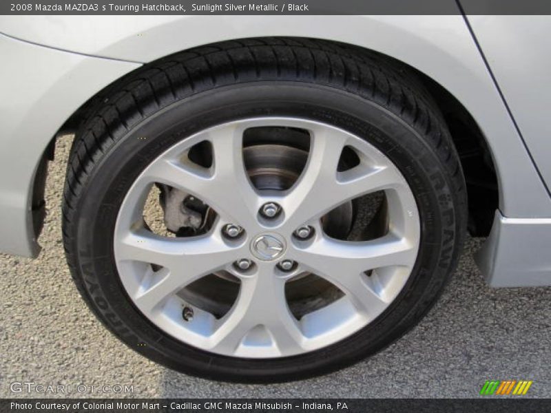 Sunlight Silver Metallic / Black 2008 Mazda MAZDA3 s Touring Hatchback