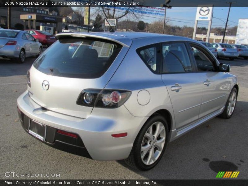 Sunlight Silver Metallic / Black 2008 Mazda MAZDA3 s Touring Hatchback