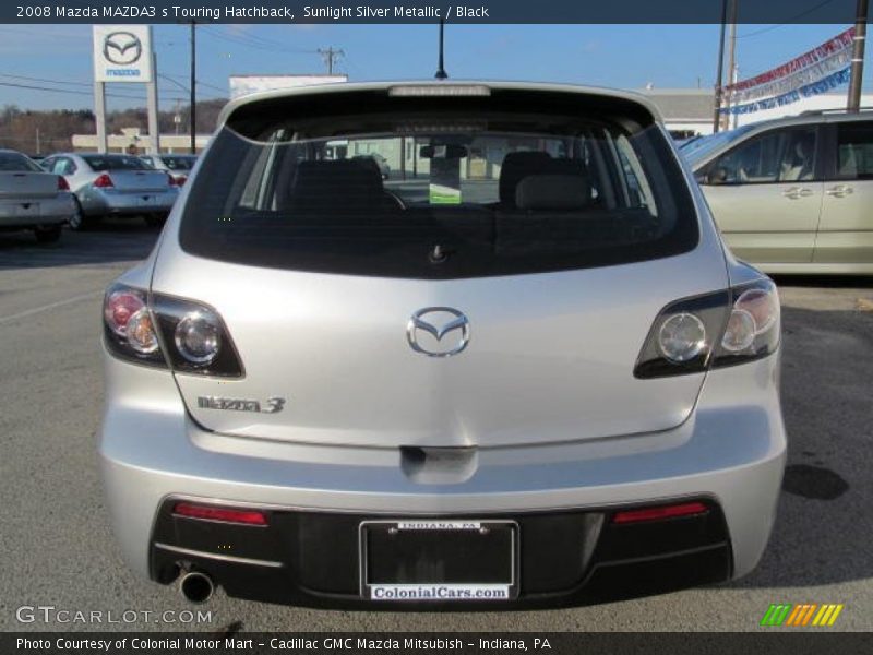 Sunlight Silver Metallic / Black 2008 Mazda MAZDA3 s Touring Hatchback