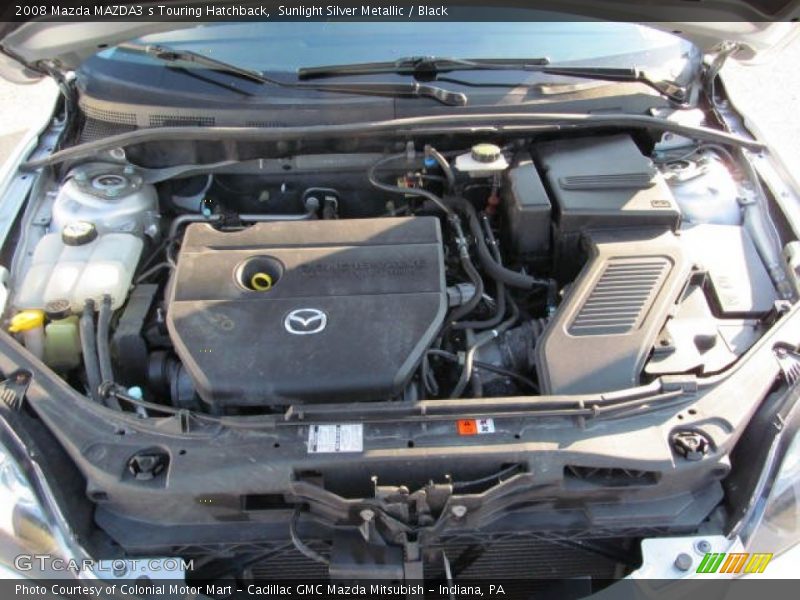 Sunlight Silver Metallic / Black 2008 Mazda MAZDA3 s Touring Hatchback