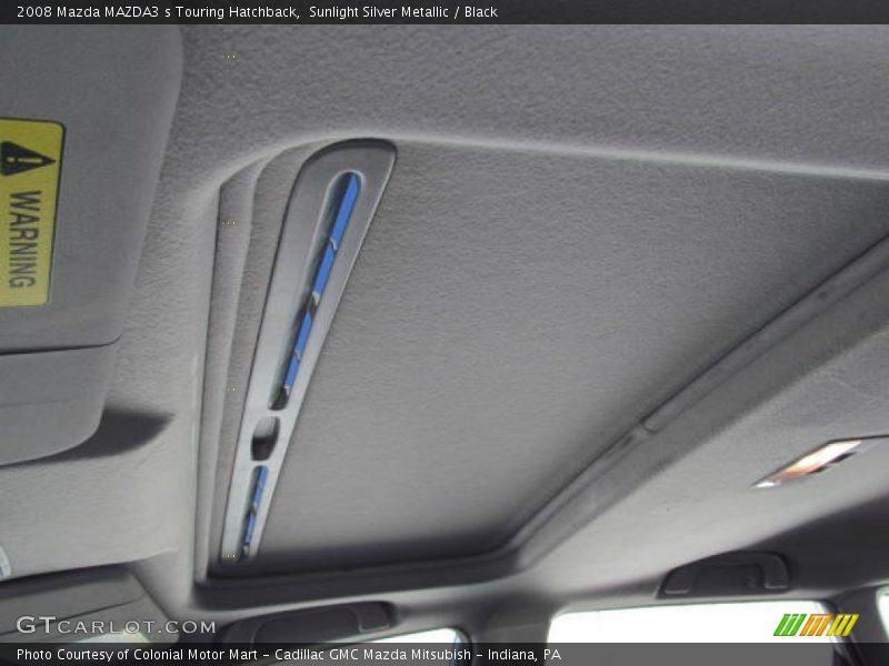 Sunlight Silver Metallic / Black 2008 Mazda MAZDA3 s Touring Hatchback