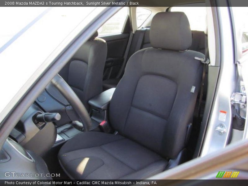 Sunlight Silver Metallic / Black 2008 Mazda MAZDA3 s Touring Hatchback