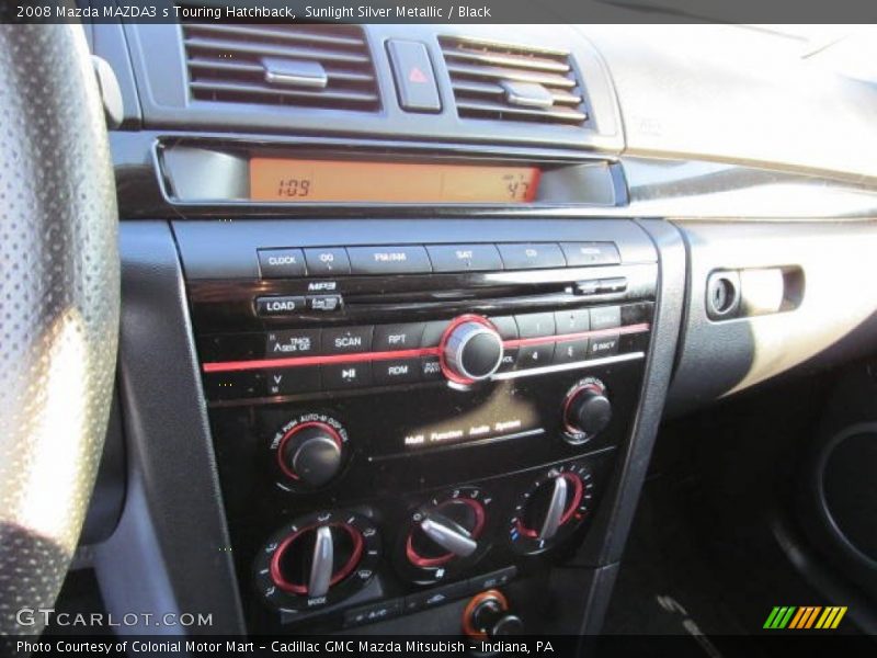 Sunlight Silver Metallic / Black 2008 Mazda MAZDA3 s Touring Hatchback