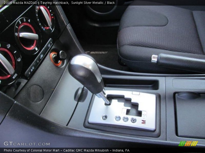 Sunlight Silver Metallic / Black 2008 Mazda MAZDA3 s Touring Hatchback