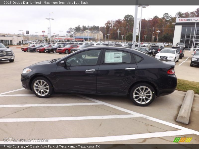 Maximum Steel Metallic / Black 2013 Dodge Dart Limited