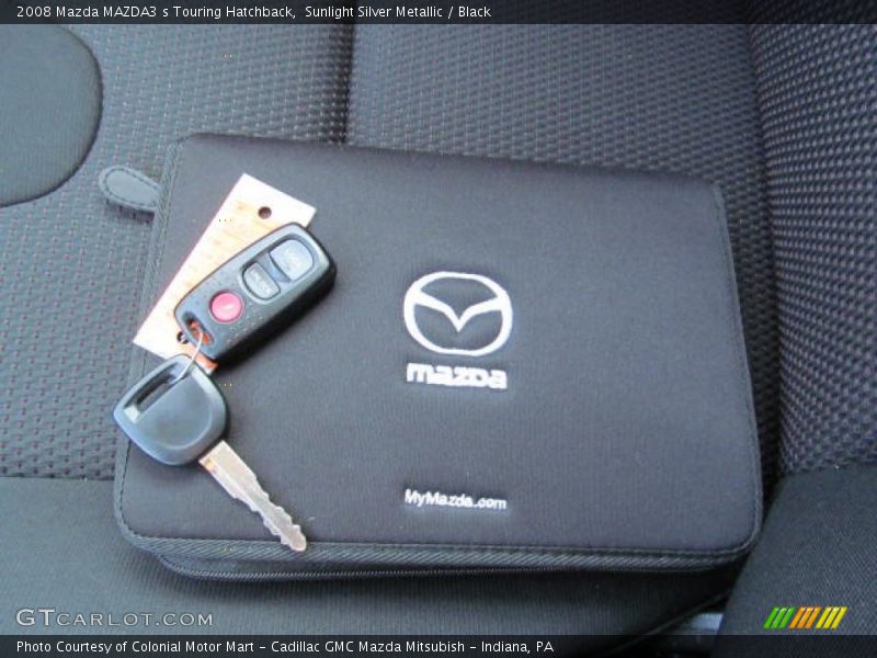 Sunlight Silver Metallic / Black 2008 Mazda MAZDA3 s Touring Hatchback