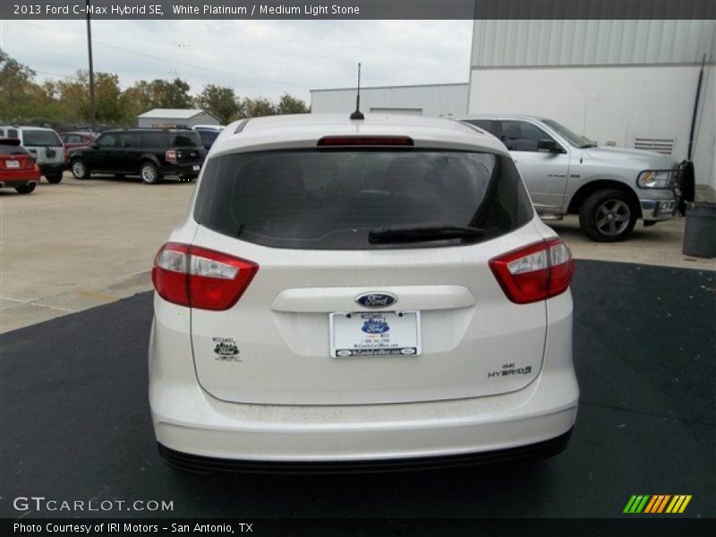 White Platinum / Medium Light Stone 2013 Ford C-Max Hybrid SE