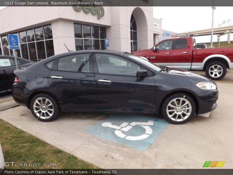 Maximum Steel Metallic / Black 2013 Dodge Dart Limited