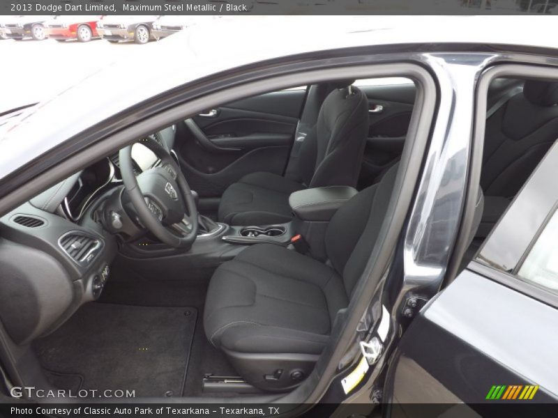 Maximum Steel Metallic / Black 2013 Dodge Dart Limited