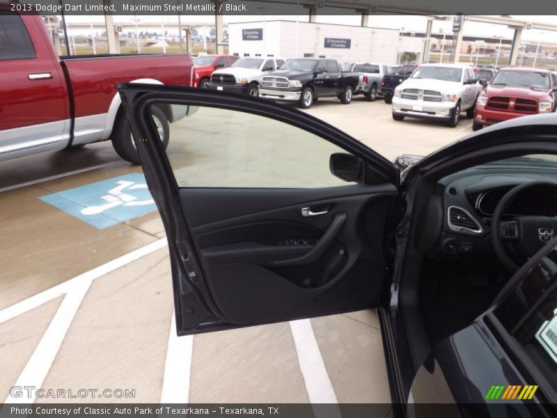 Maximum Steel Metallic / Black 2013 Dodge Dart Limited