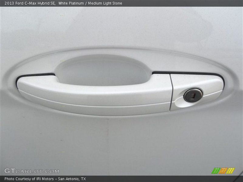 White Platinum / Medium Light Stone 2013 Ford C-Max Hybrid SE