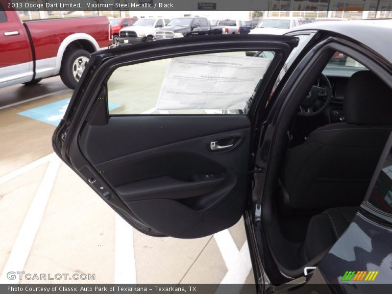 Maximum Steel Metallic / Black 2013 Dodge Dart Limited
