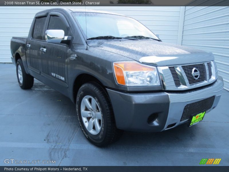 Desert Stone / Charcoal 2008 Nissan Titan SE Crew Cab