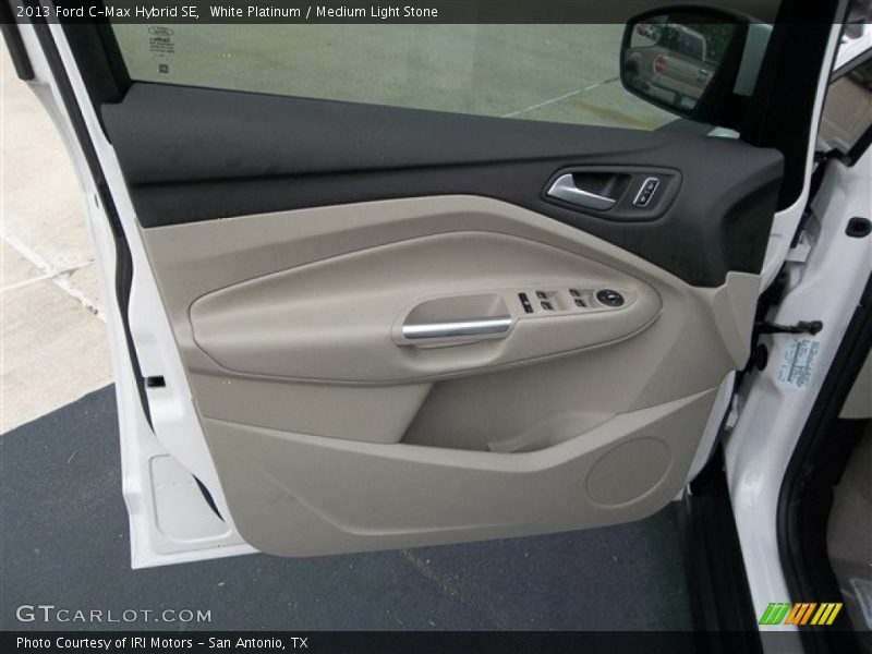 White Platinum / Medium Light Stone 2013 Ford C-Max Hybrid SE