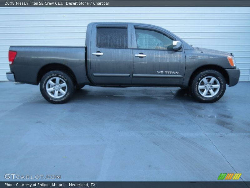 Desert Stone / Charcoal 2008 Nissan Titan SE Crew Cab