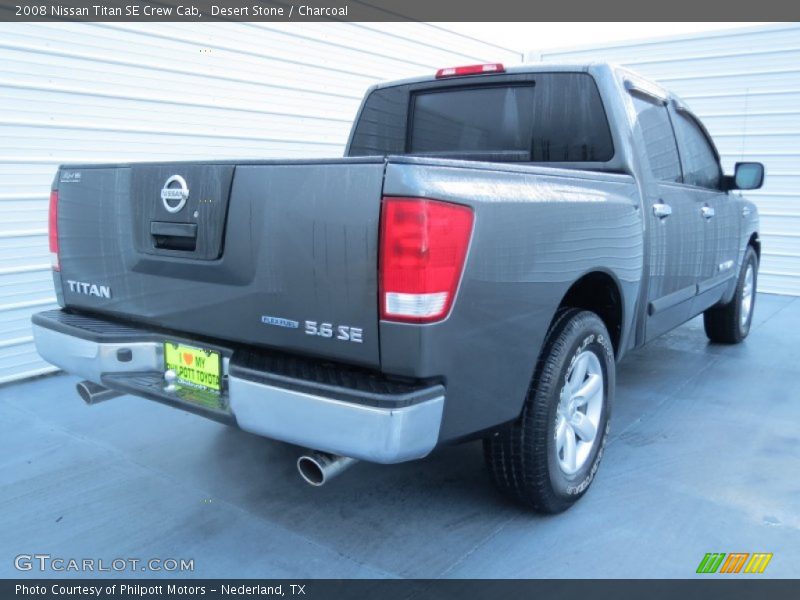 Desert Stone / Charcoal 2008 Nissan Titan SE Crew Cab