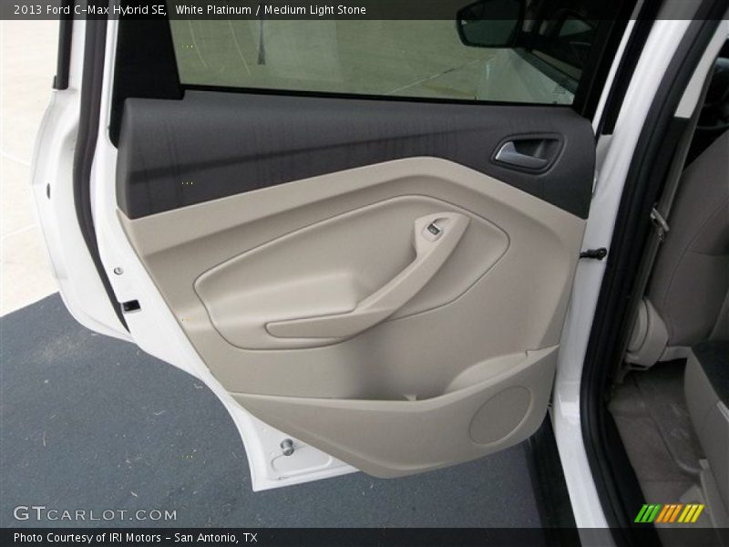 White Platinum / Medium Light Stone 2013 Ford C-Max Hybrid SE