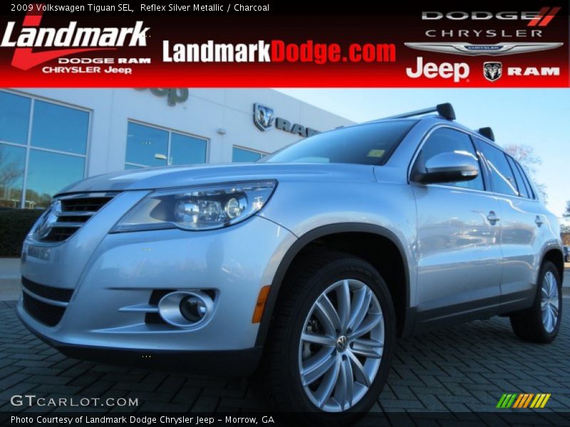 Reflex Silver Metallic / Charcoal 2009 Volkswagen Tiguan SEL