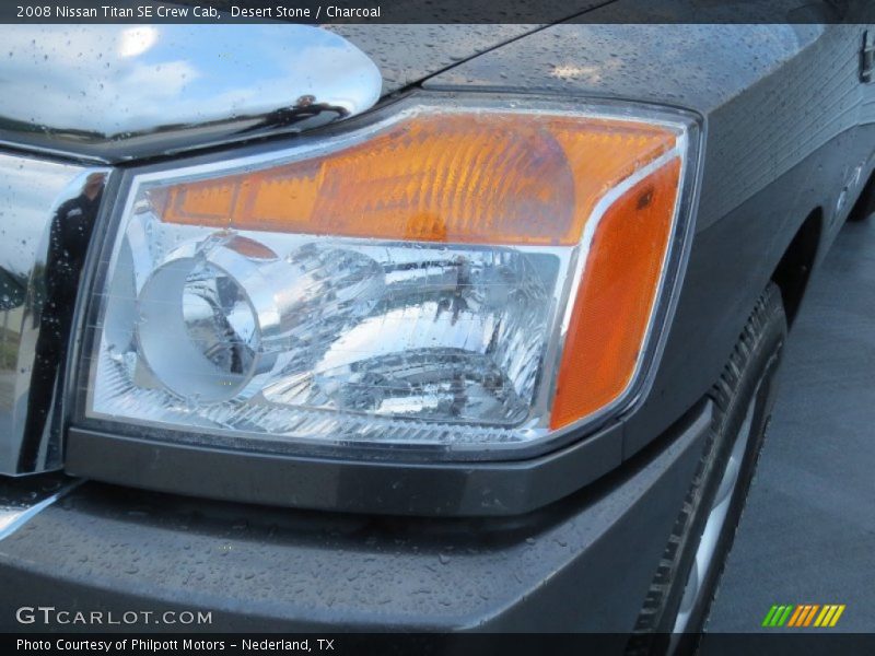 Desert Stone / Charcoal 2008 Nissan Titan SE Crew Cab