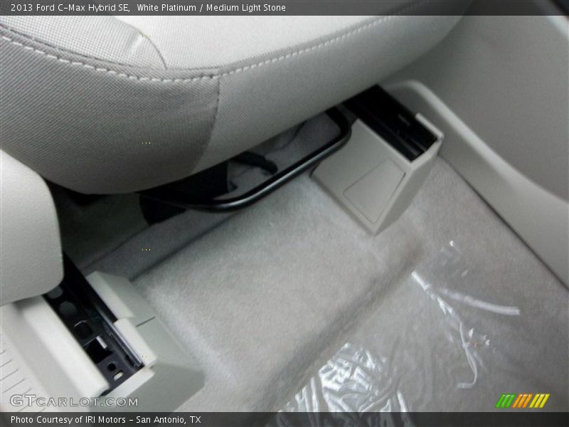 White Platinum / Medium Light Stone 2013 Ford C-Max Hybrid SE