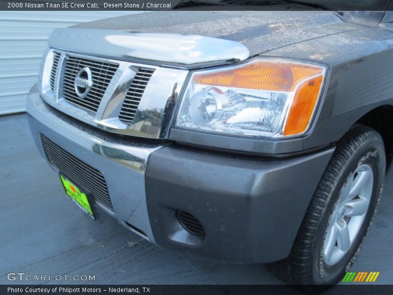 Desert Stone / Charcoal 2008 Nissan Titan SE Crew Cab