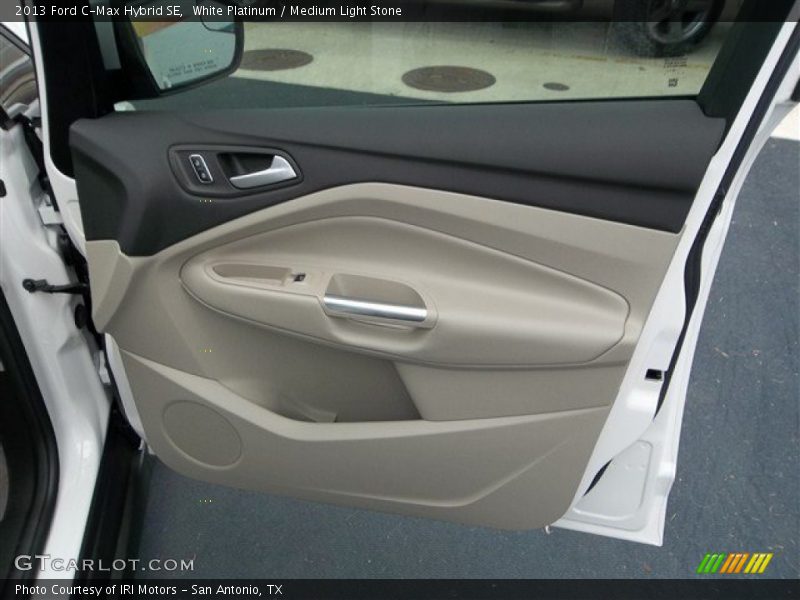 White Platinum / Medium Light Stone 2013 Ford C-Max Hybrid SE