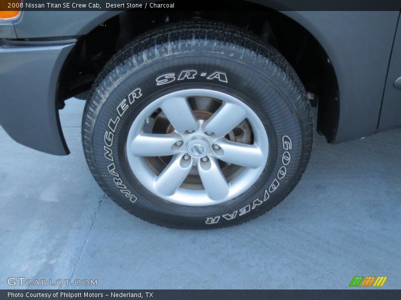 Desert Stone / Charcoal 2008 Nissan Titan SE Crew Cab