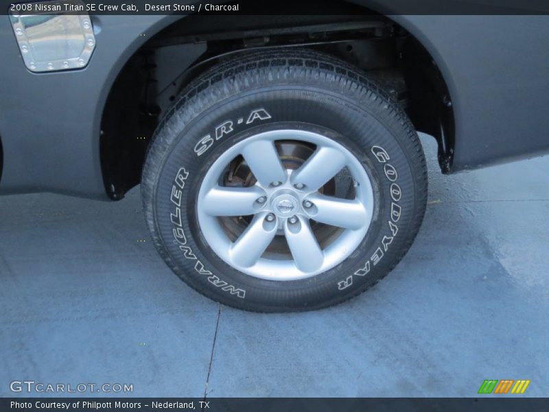 Desert Stone / Charcoal 2008 Nissan Titan SE Crew Cab