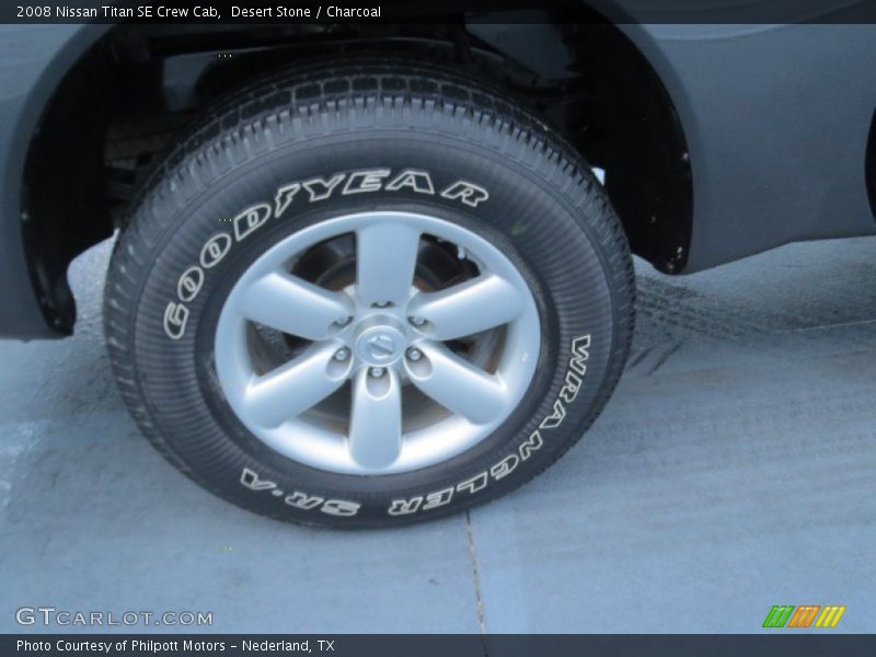Desert Stone / Charcoal 2008 Nissan Titan SE Crew Cab